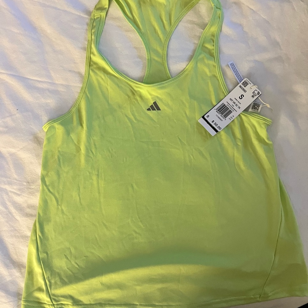 Adidas Women's Lime Green Tank Top